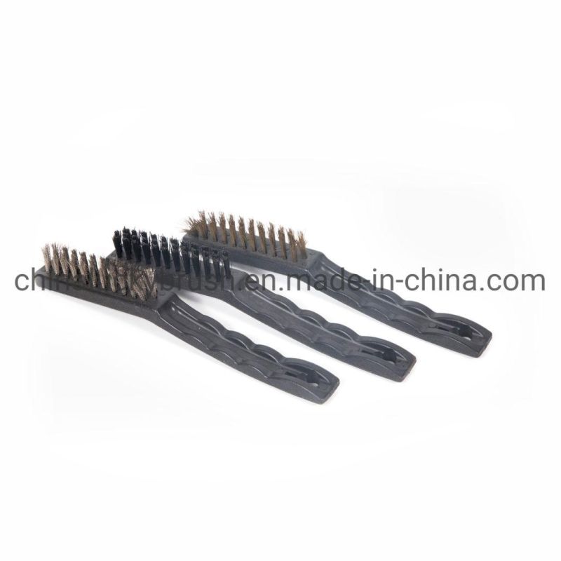 9inch Plastic Handle Wire Brush (YY-840)