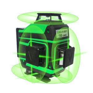 4D 16lines Green 360 Self Leveling Croos Floor Beam Laser Levels