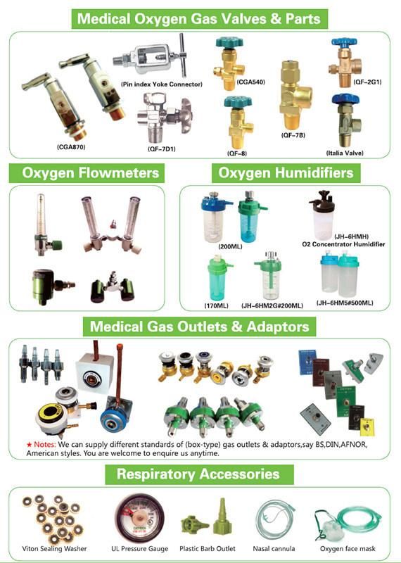 Aluminum Oxygen Cylinder Oxygen Tank, Medical Gas Supplying System Bottle