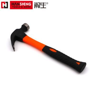 Carbon Steel 8oz Claw Hammer with Fiber Glass Handle, Hand Tools, Hardware, Machinist Hammer, Stoning Hammer