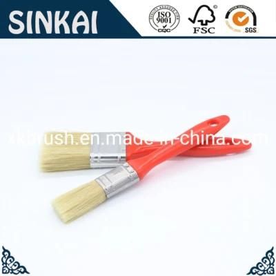 Ukraine Plastic Handle White Bristle Painting Brush