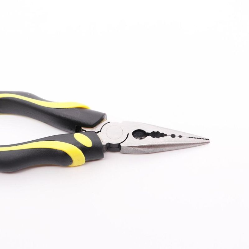 Wholesale Good Quality Long Nose Cutting Plier Rubber Handle