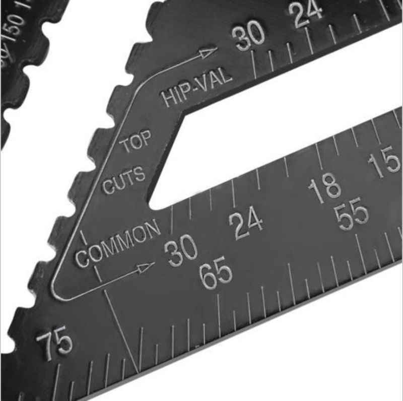 Factory Aluminum Alloy Multifunctional Triangle Ruler