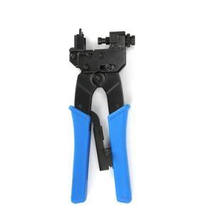 Coaxial Cable RG6 Compression Plier Adjsutable F Connector Waterproof Crimping Tool