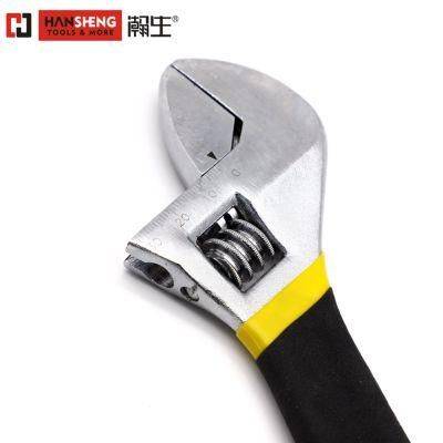 8 Inch, Made of Carbon Steel, Cr-V, Without Hanlde, with Scale, Spanner, Wrench, Adjustable Wrench