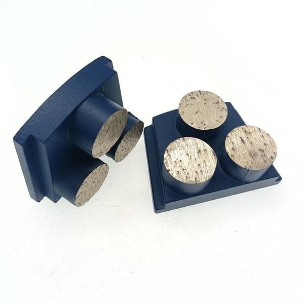 Three Button Segments Diamond Grinding Disc