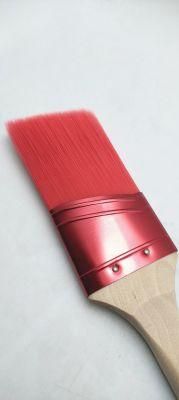 High Quality Factory Wooden Handle Seamless Customizable Paint Brush