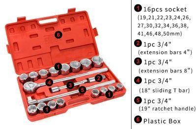 Professional Metal Tools Set Socket Kit for Truck