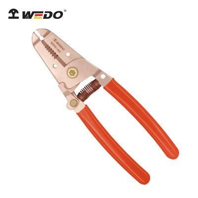 WEDO 6&quot; High Quality Non-Sparking Pliers Beryllium Copper Wire Stripper Bam &amp; FM Certificate