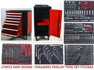 270PCS New Image-7drawers Trolley Tool Set (FY238A2)