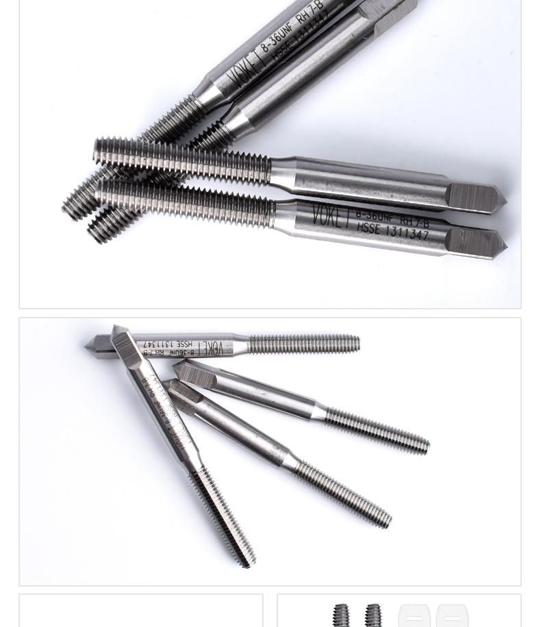 Hsse-M42 Forming Taps Unf Uns 1/4-28 5/16 3/8 7/16 1/2 9/16 5/8 Machine Roll Tapping Fine Thread Screw Tap