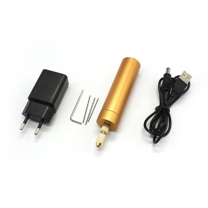 DIY Mini Micro Small Electric Aluminum Hand Drill DC 5V for Motor PCB