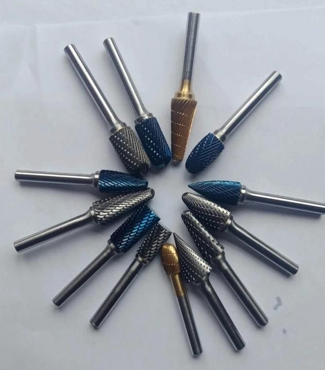 Full line of carbide Rotary Burrs with excellent cutting flutes