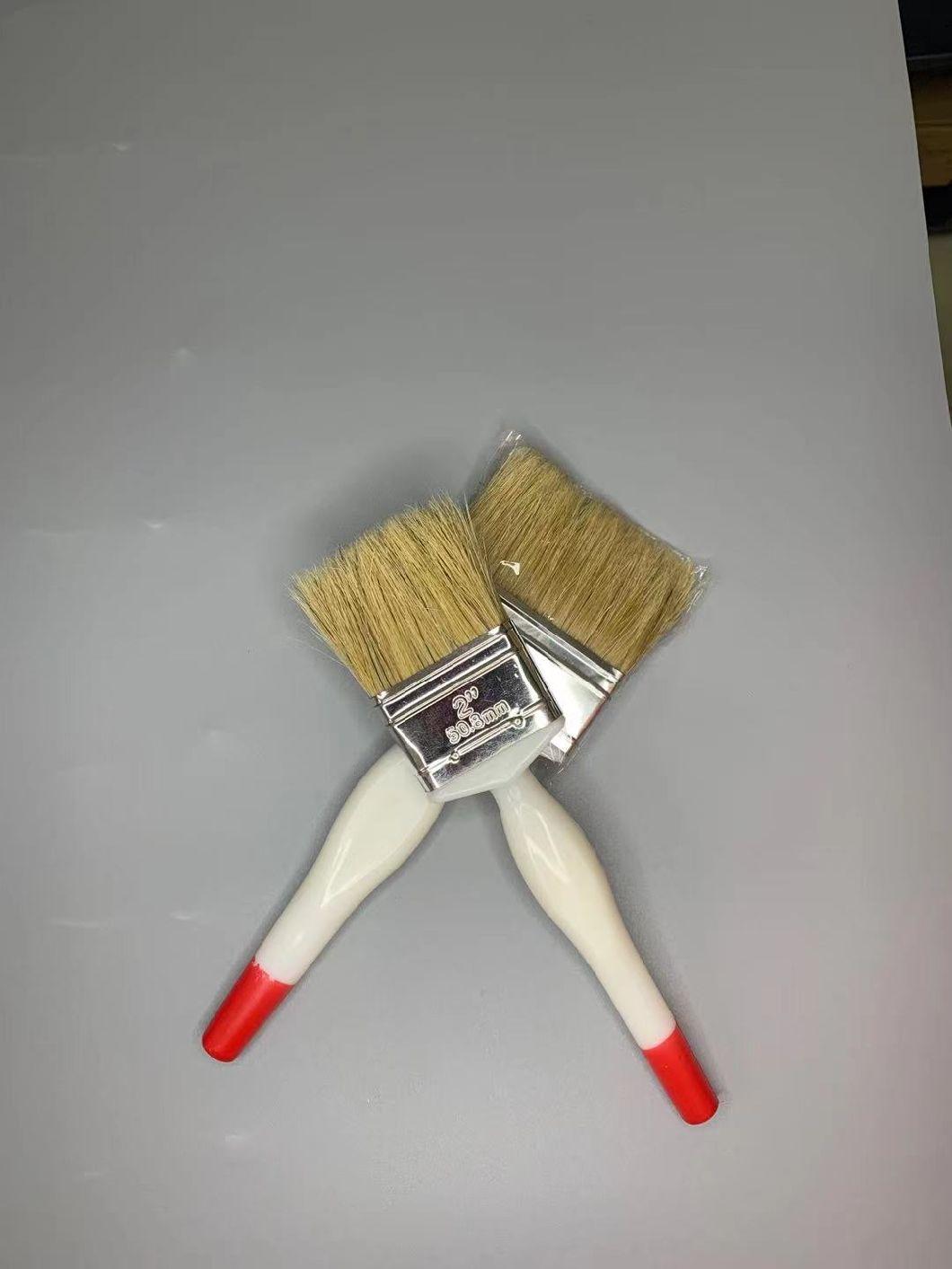 FRP Roller Brush Customized White Plastic Handle 100% Bristle Brush for FRP Laminating