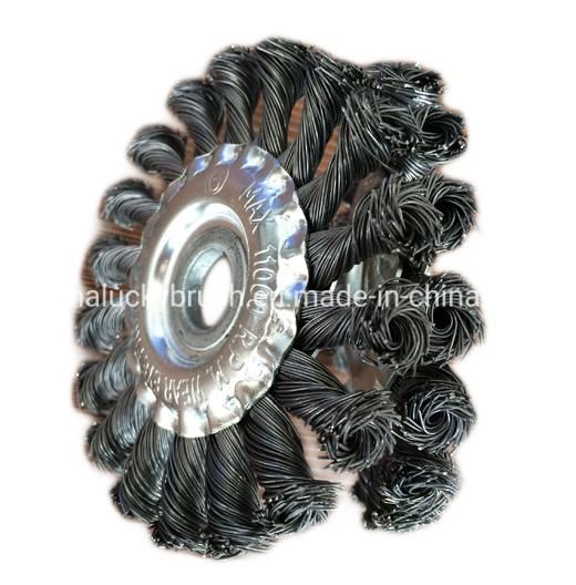 6 Inch Twist Knot Steel Wire Wheel Brush (YY-073)