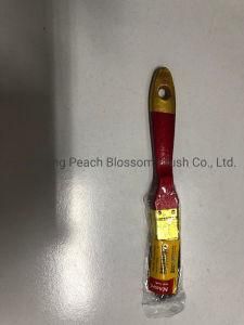 Different Sizes of Bristle Brush Wire Red Wooden Handle with Gold Handle Paint Brush