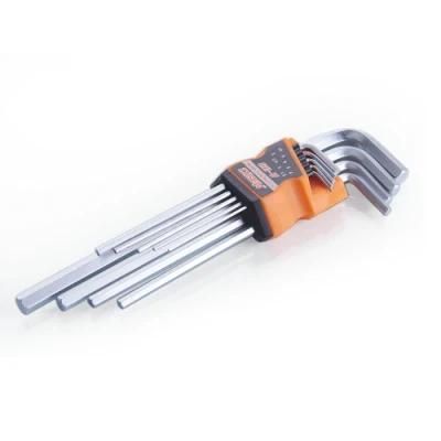 9PCS Extra Long Flat Point Hex Key Set