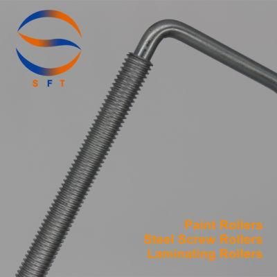 8mm Diameter 100mm Length Steel Spiral Roller Fiberglass Paint Roller
