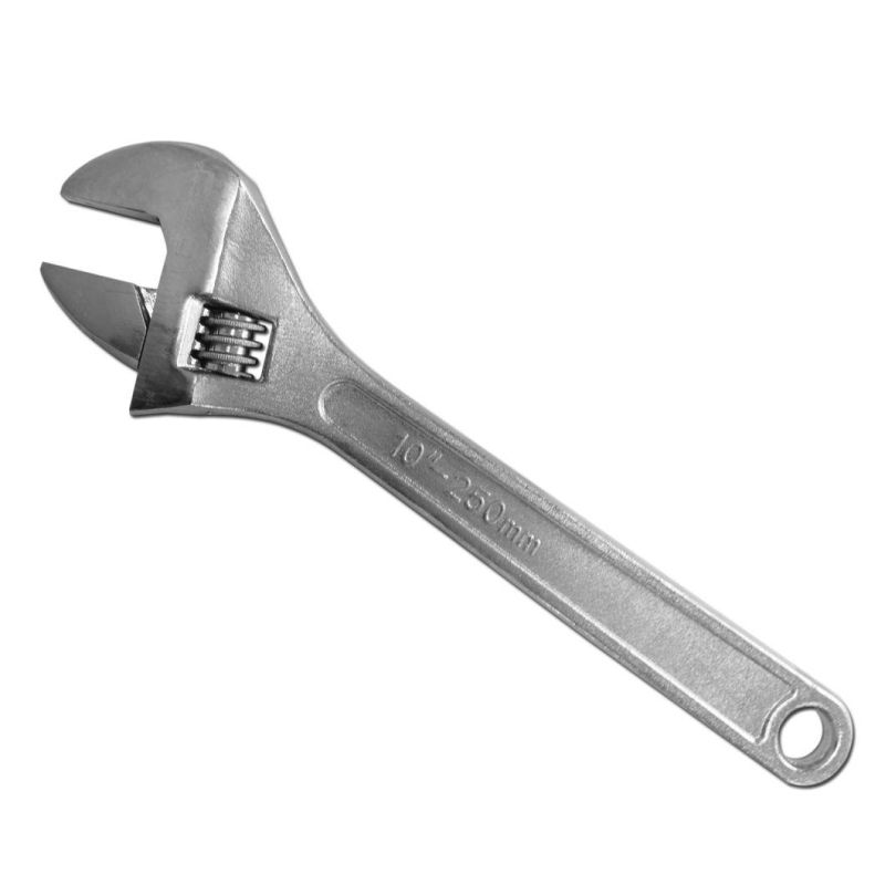 Superior Wrenches 10" Drop Forged Steel Chrome Plated Adjustable Spanner