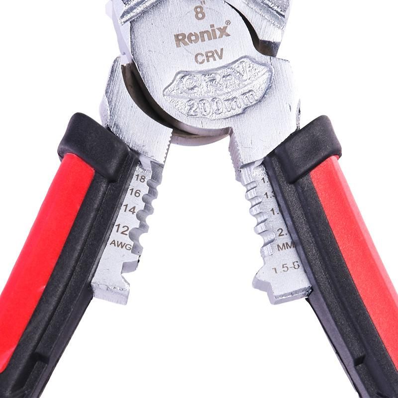 Ronix Model Rh-1193 8 with Insulated Handle Multi-Function Combination Pliers