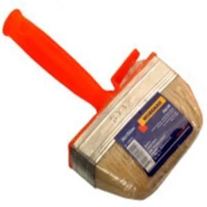 3X12cm Wall Brush with Natural Bristle and Colored Plastic Handle