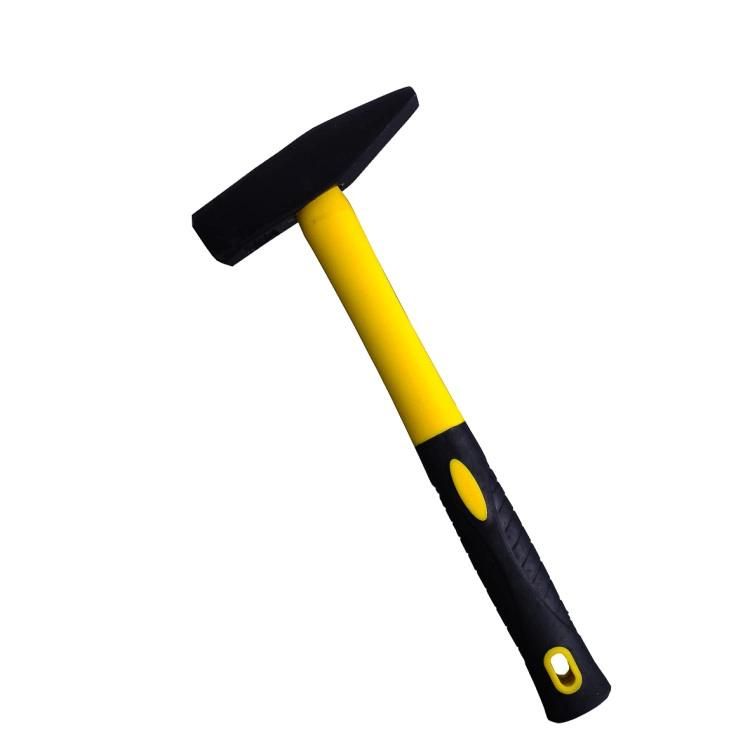 Hot Sale 45# Carbon Steel Machnist Hammer with Plstaic Handle 800g