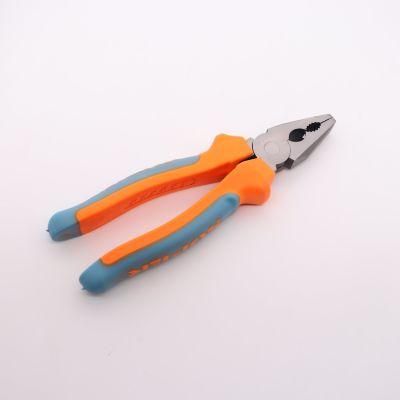 Customized Pliers Steel 6&quot; 8&quot; 10&quot; Pliers Fine Rubber Handle Power Pliers