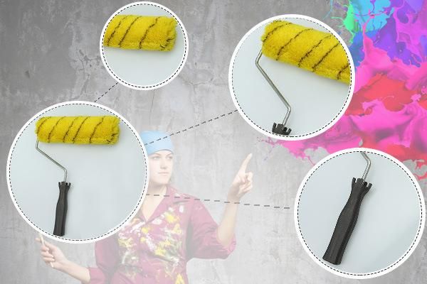 Factory Low Price House Painting Paint Roller Brush