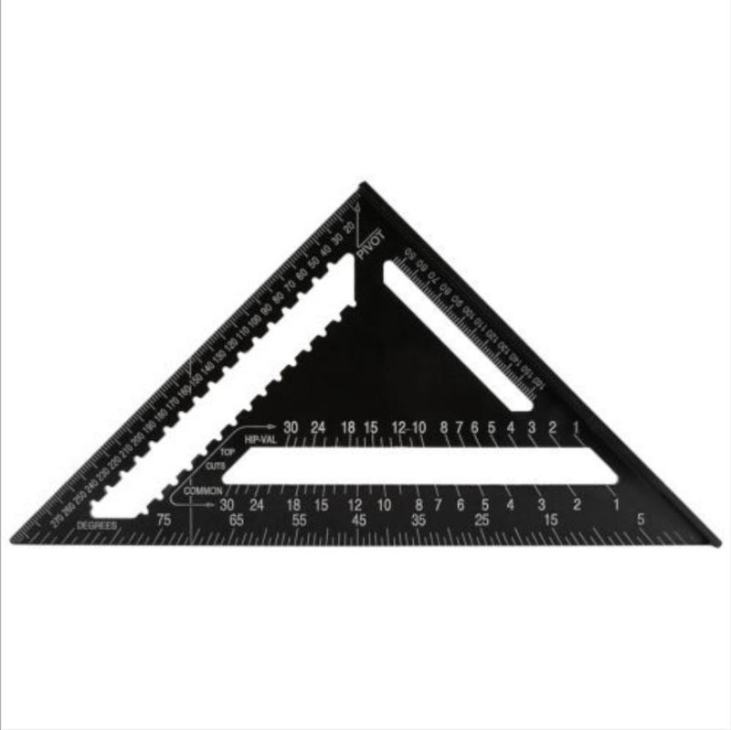 Factory Aluminum Alloy Multifunctional Triangle Ruler