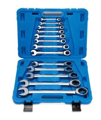 Professional 13PCS Ratchet Combination Tool Set Wrench Combination Spanner Set