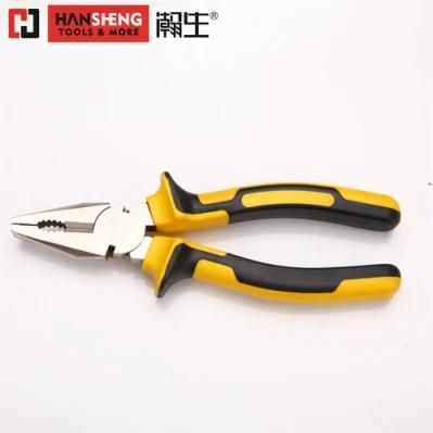 Made of Carbon Steel, Chrome Vanadium Steel, Professional Hand Tool, Nickel Plated, Combination Pliers, Side Cutter