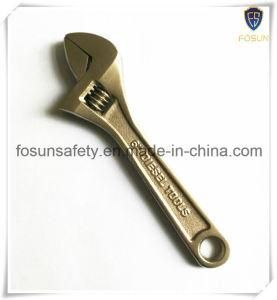 Chrome-Plated Finish Nickel Alloy Adjustable Wrench/Spanner 6&quot;