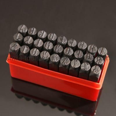 36 Piece 5mm Letter &amp; Number Punch Stamp Set for Leather, Wood, Copper, Brass, Aluminum