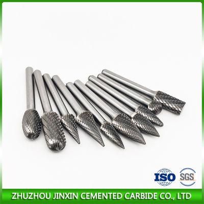 Tungsten Carbide Cutter Rotary Burr Set Shank 6mm 1/4&quot; for Dremel Rotary Tools