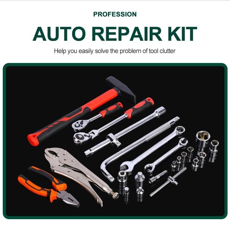 Auto Tire Repair Kit 147PCS Combination Socket Wrench Set