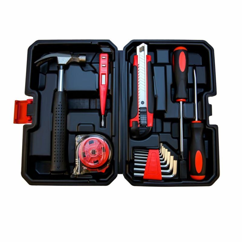 8PCS Professional Level DIN Goldmoon Wooden Case Available Tools Set