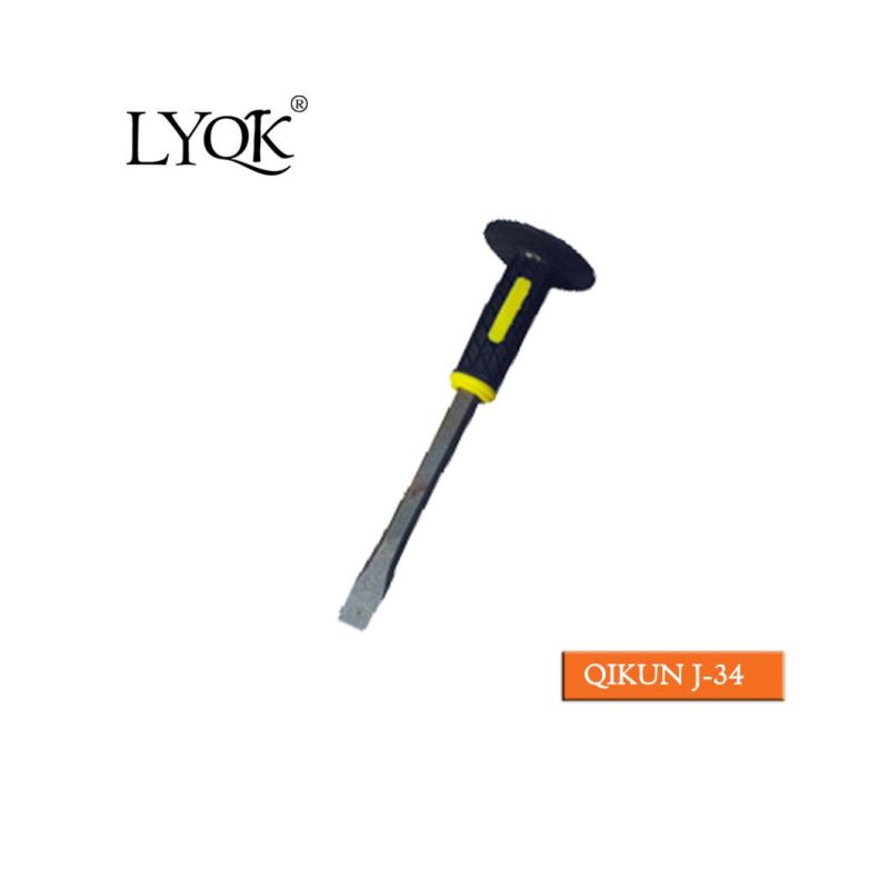 J-30 Plastic Grip Flat Type Cold Chisel