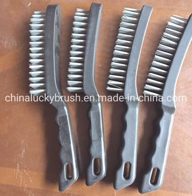 270mm Plastic Handle Steel Wire Brush (YY-569)