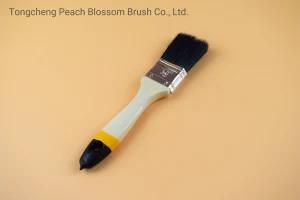 The Latest Version of 2020 Factory Wholesale Hot Sale Cheap High Quality Black Tail White Wood Handle Plastic Silk Paint Brush