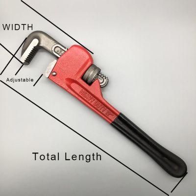 Hand Tools Steel Pipe Wrench 10&quot; 12&prime; 16&quot; 18 Inch Heavy Duty Pipe Wrench