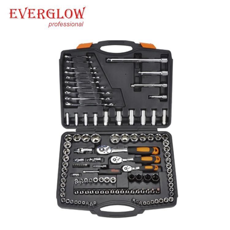120PCS 1/4" & 3/8" & 1/2“ Dr. Socket Set