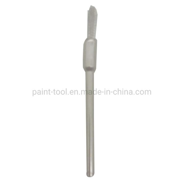 Factory 5cm Stainless Steel Pen Shape Polishing Mini Cleaning Brush