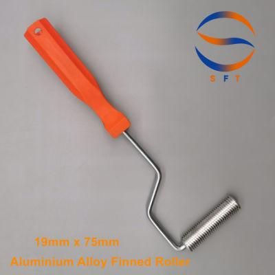 Customized 19mm Diameter Aluminum Alloy FRP Finned Rollers Paint Rollers