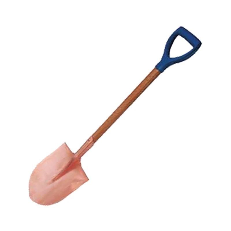 WEDO 33" Beryllium Copper Shovel Non-Sparking Round Point Shovel Multi-Function Shovel