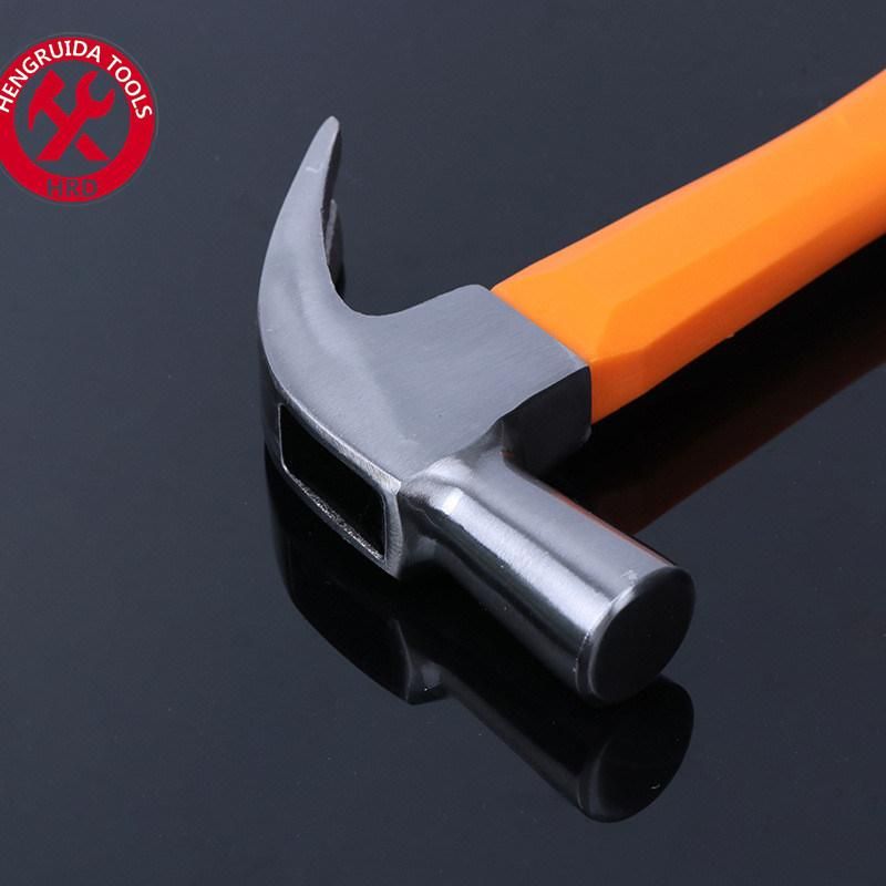 Rubber Handle Claw Hammer Supply 8oz-20oz Claw Hammer