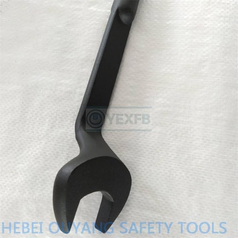 Offset Open Construction Spud Wrench Spanner, Punch Forged, 32mm