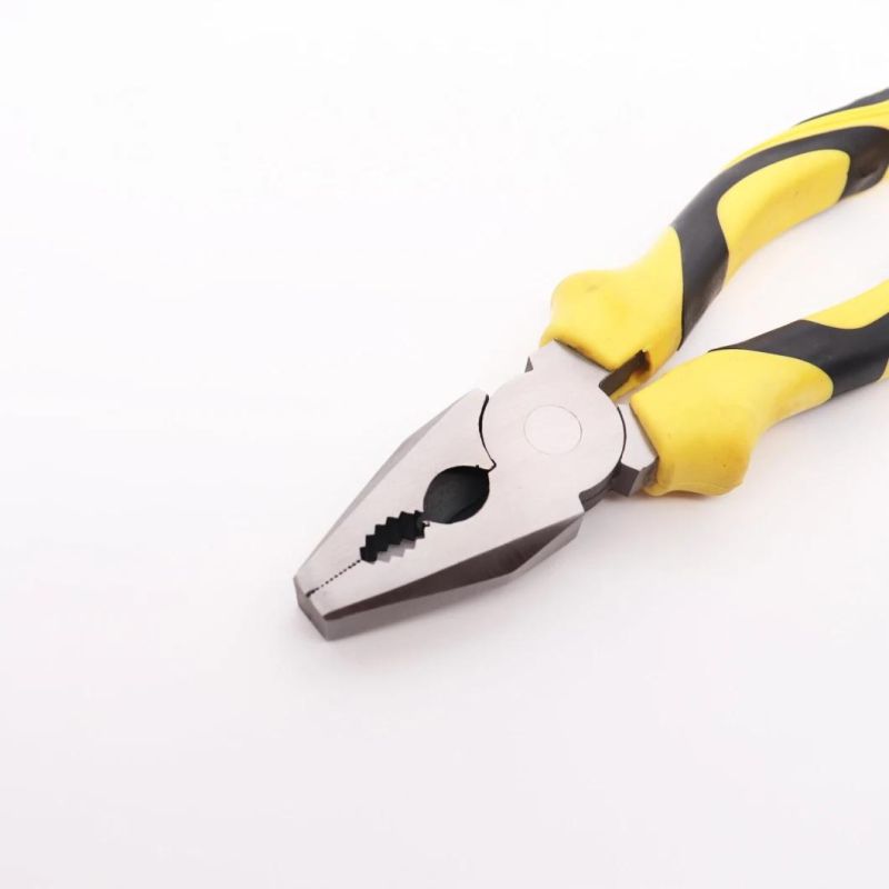 Colorful PVC Handle Screw Thread Steel 8 Inch Combination Pliers