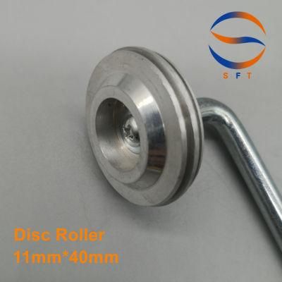 Customized 40mm Aluminium Disc Rollers for FRP Laminating Corners