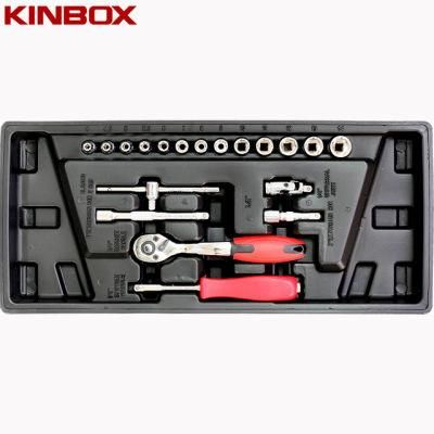Kinbox BMC Tray Hand Tool Set Item Tb01m101 1/4 Socket Set