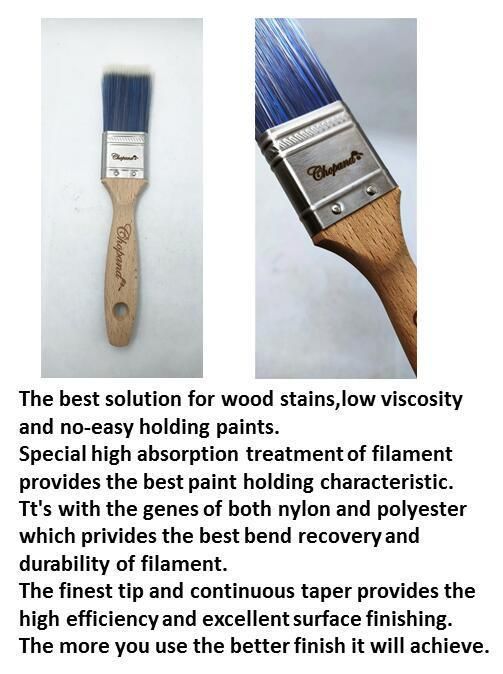 Chopand Chinese High Quality & Professional Pure Polyester Wooden Handle with 2inch Stainless Steel Paint Brush